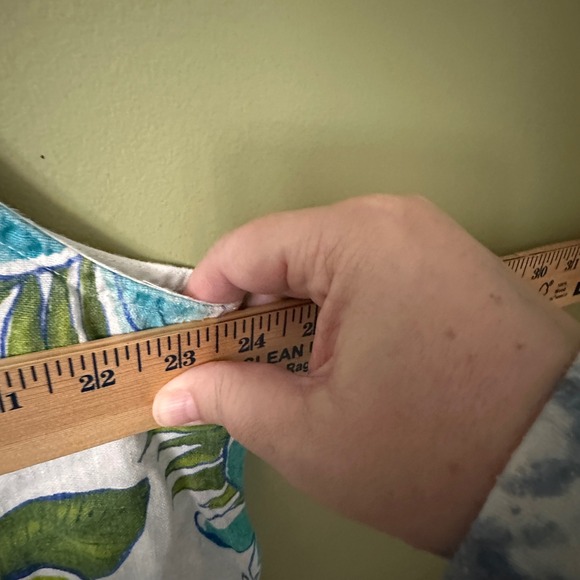 Hot Cotton Linen Floral Maxi Dress Size 2X Floral Tropical Resort Lagenlook - Picture 7 of 7